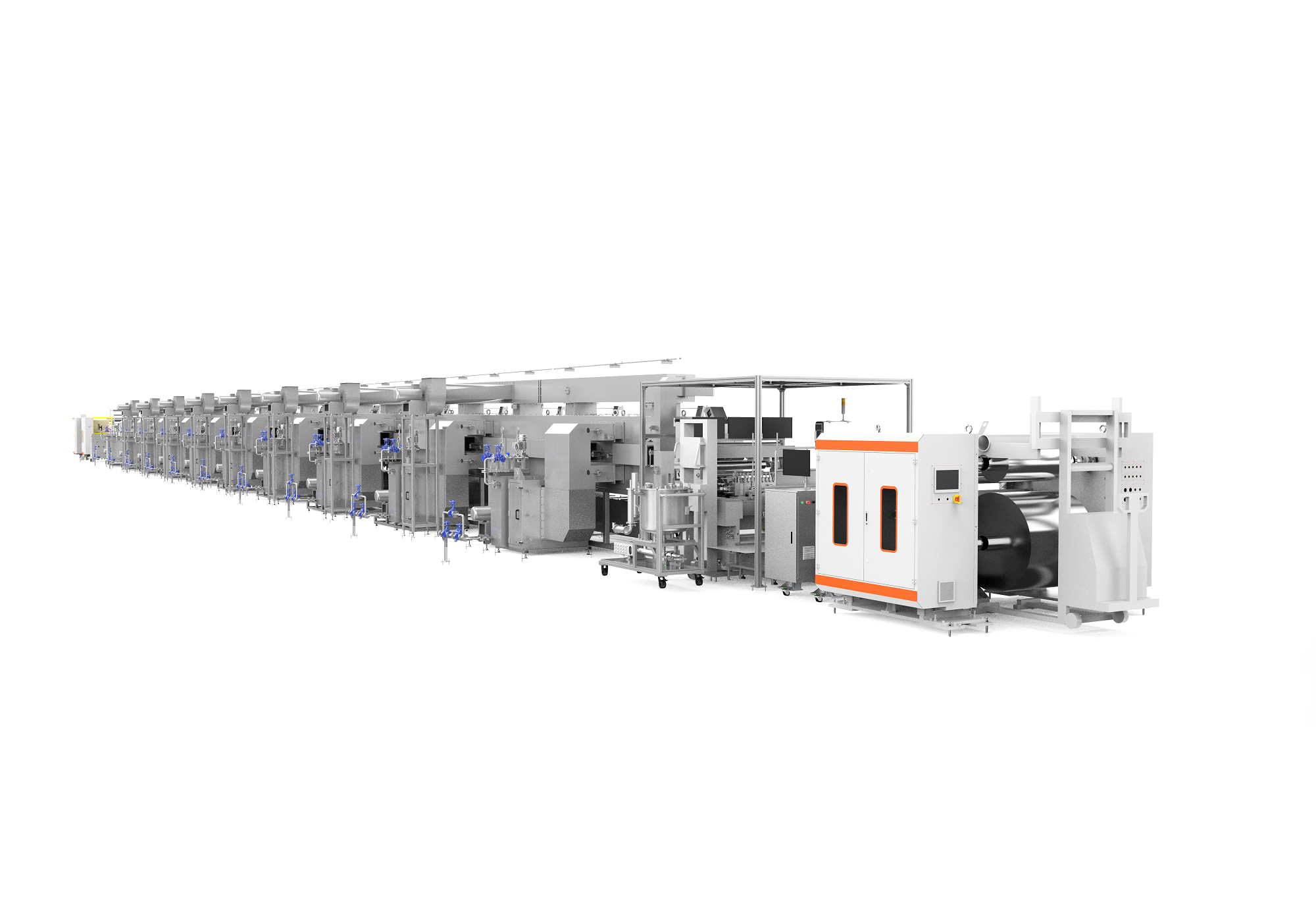 HAONENG Coating Machine Lithium Battery Equipment  High Speed Single Layer Slot Die Coating Machine