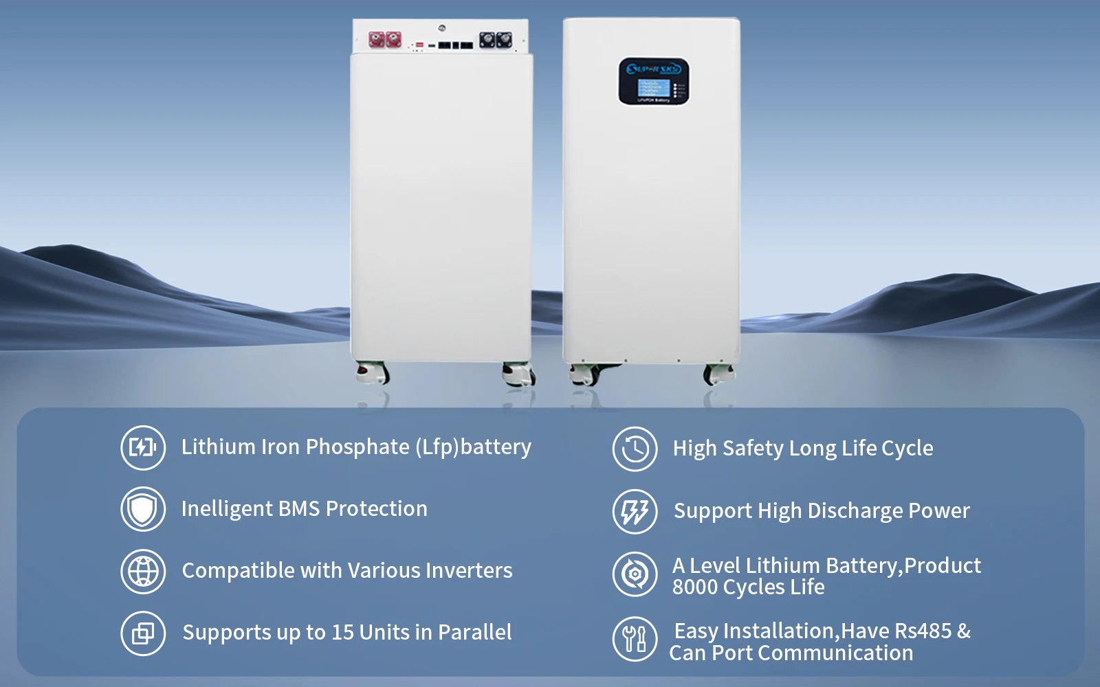 Pack for Solar Energy Storage System/Power Battery 51.2V 280Ah Lifepo4 Battery Home Energy Storage System