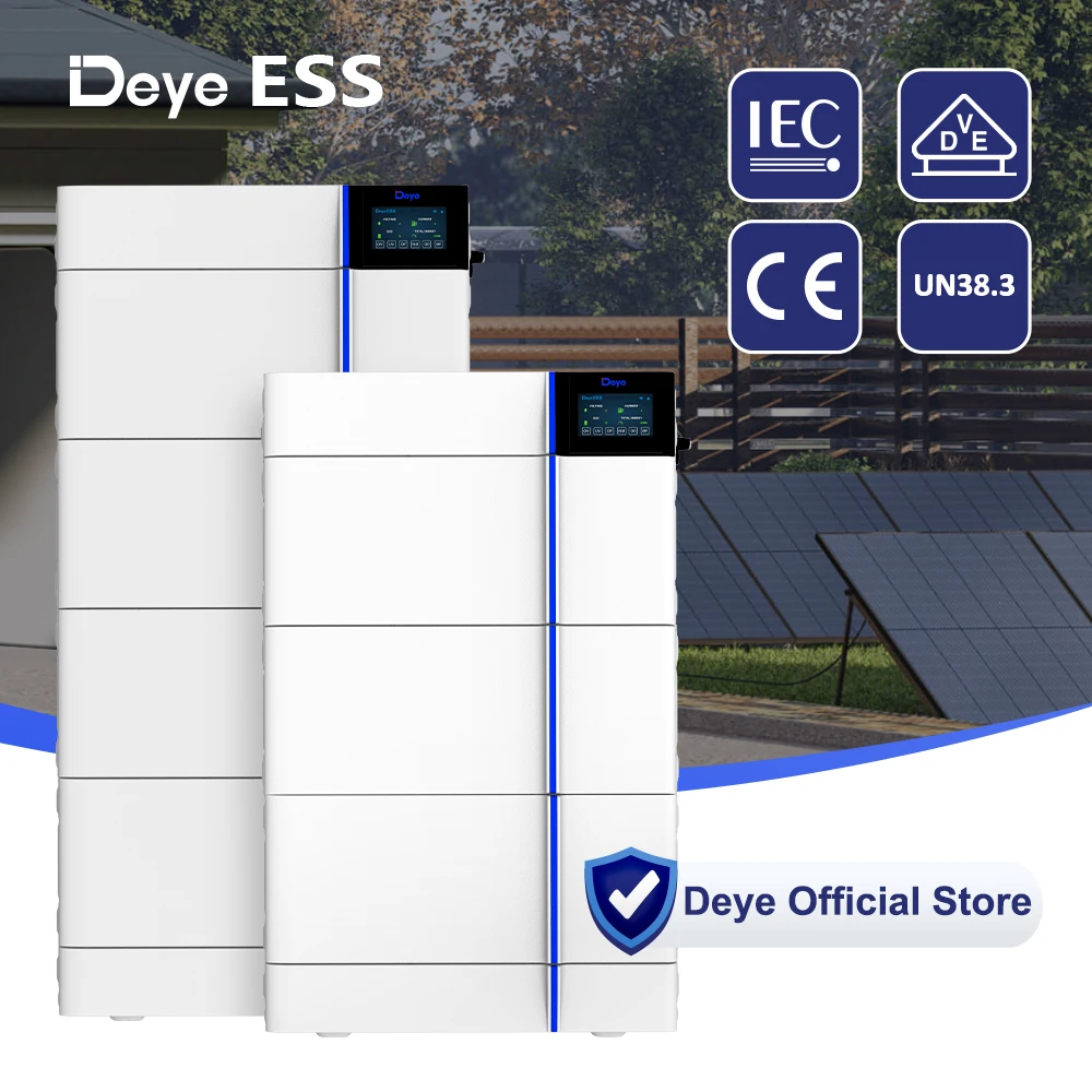 Deye ESS GB-L High Voltage LiFePO4  Battery Pack 102.4V 40Ah Solar Energy Storage Battery for Home Use