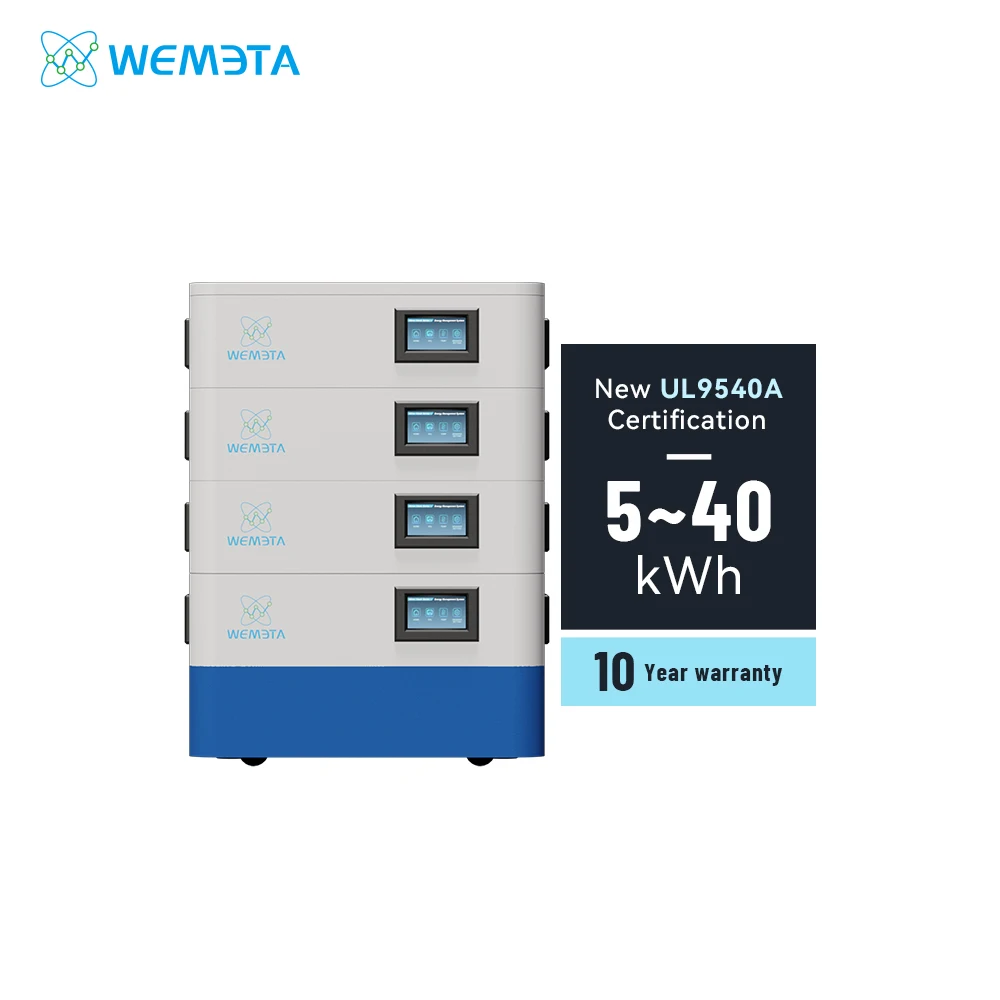 10KWh 15KWh 20Kwh Stackable Home Energy Storage Battery 5KW 51.2V 100AH Solar Storage Lithium Battery 48V LiFepo4 Battery Pack