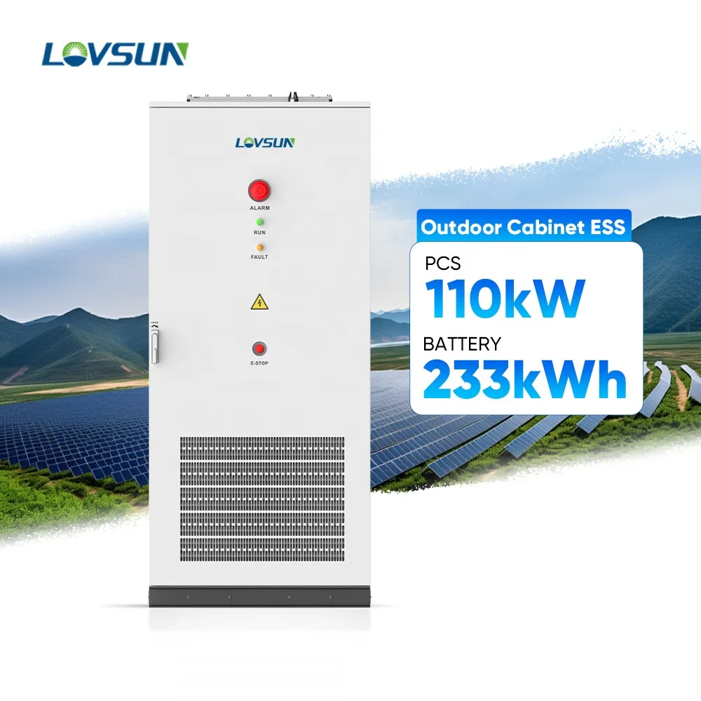 110kW/233kWh Energy Storage System Cabinet - Industrial Hybrid Solar Solution  Lovsun