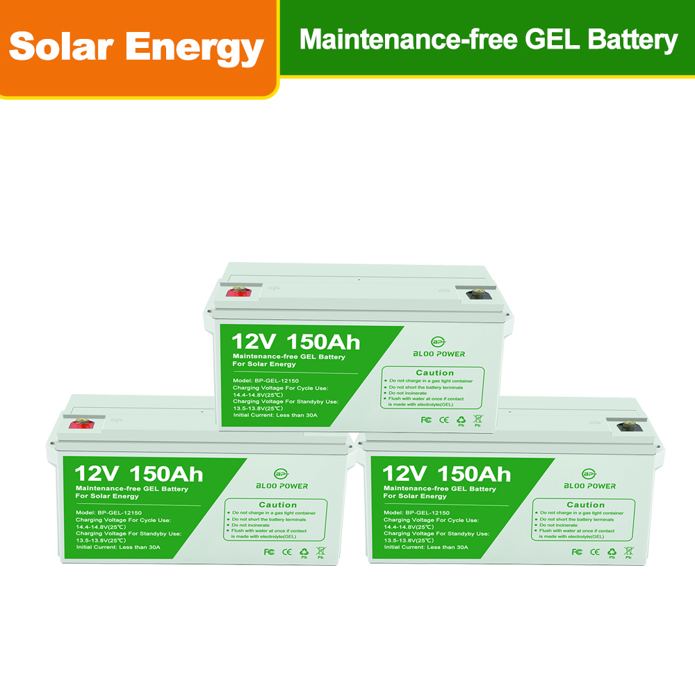 12v Lead Acid Battery GEL 50Ah 100Ah 150Ah 200Ah