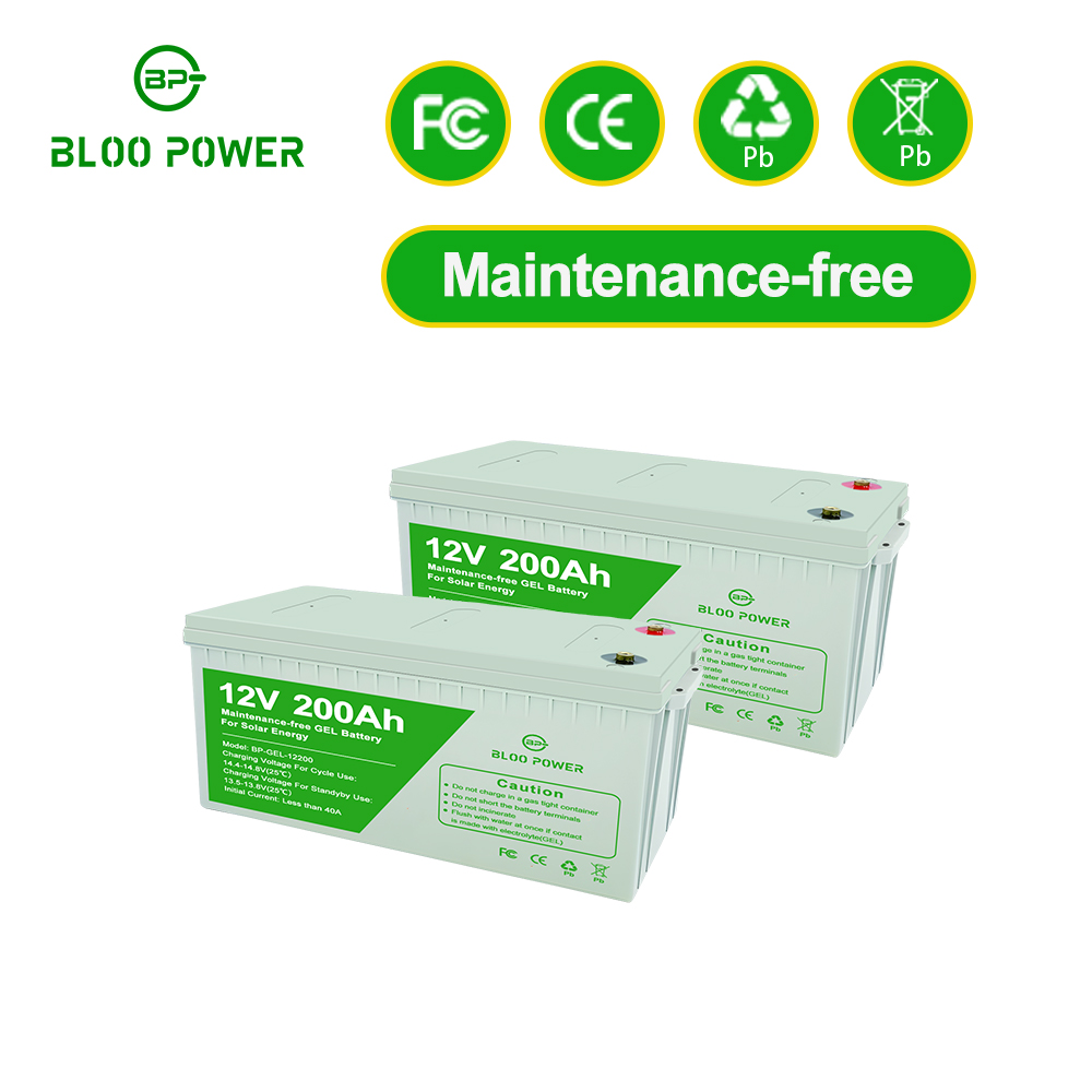 12v Lead Acid Battery GEL 50Ah 100Ah 150Ah 200Ah