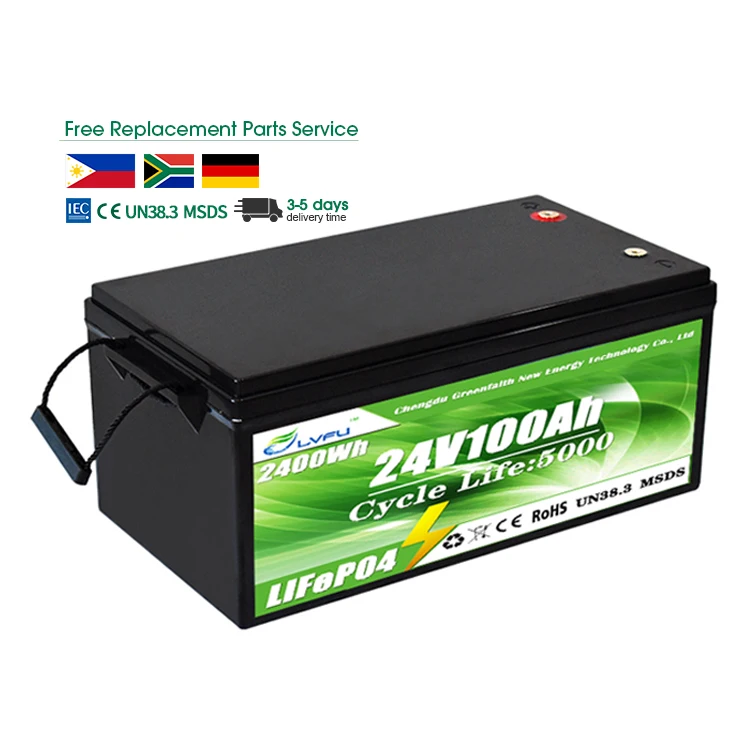12V LiFePO4 Lithium Battery Pack with BMS for RV Energy Storage System LVFU