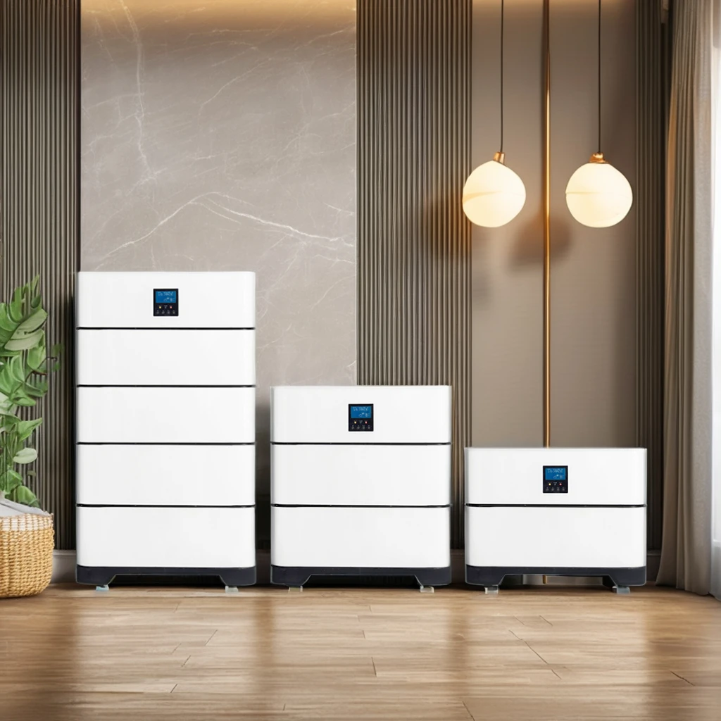 Stackable Lithium Batteries for Solar - Expandable Battery Bank Energy Storage LVFU