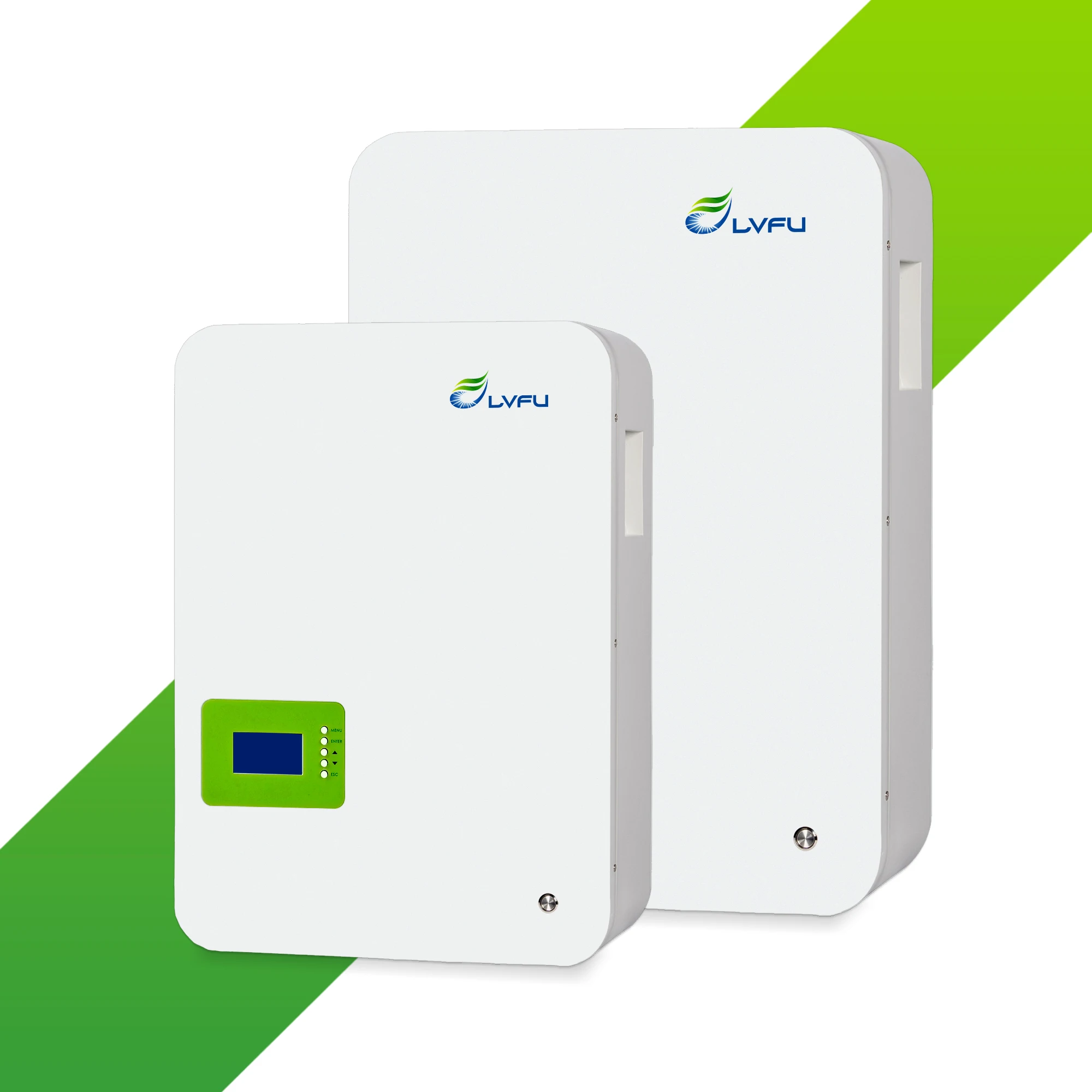 Wall Mounted LiFePO4 Lithium Wall Battery - 5KWh/10KWh Home Energy Storage LVFU