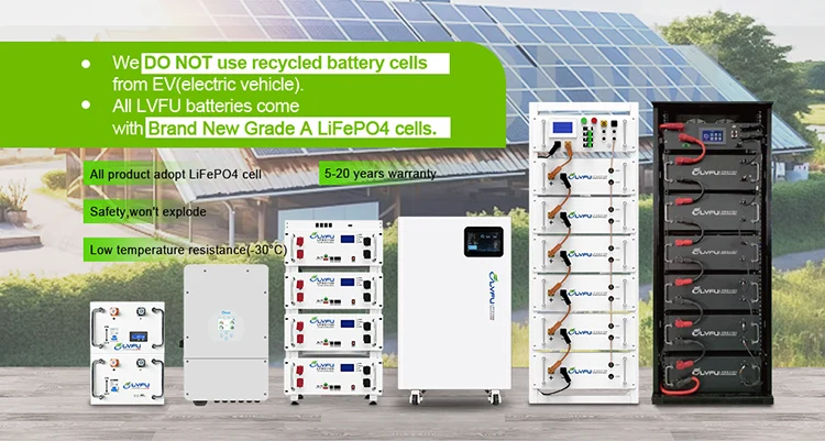 Stackable Lithium Batteries for Solar - Expandable Battery Bank Energy Storage LVFU