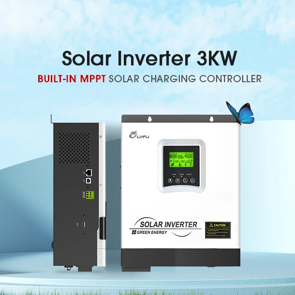3KW 24V Off Grid Hybrid Solar Inverter With MPPT - Pure Sine Wave for Solar Systems  LVFU