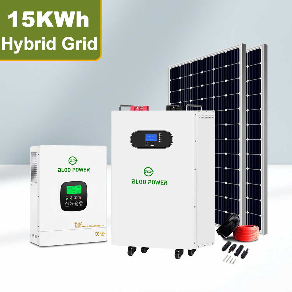 10KWh 15KWh 20KWh Lithium Lifepo4 Battery Solar Energy System Complete Kit Solar