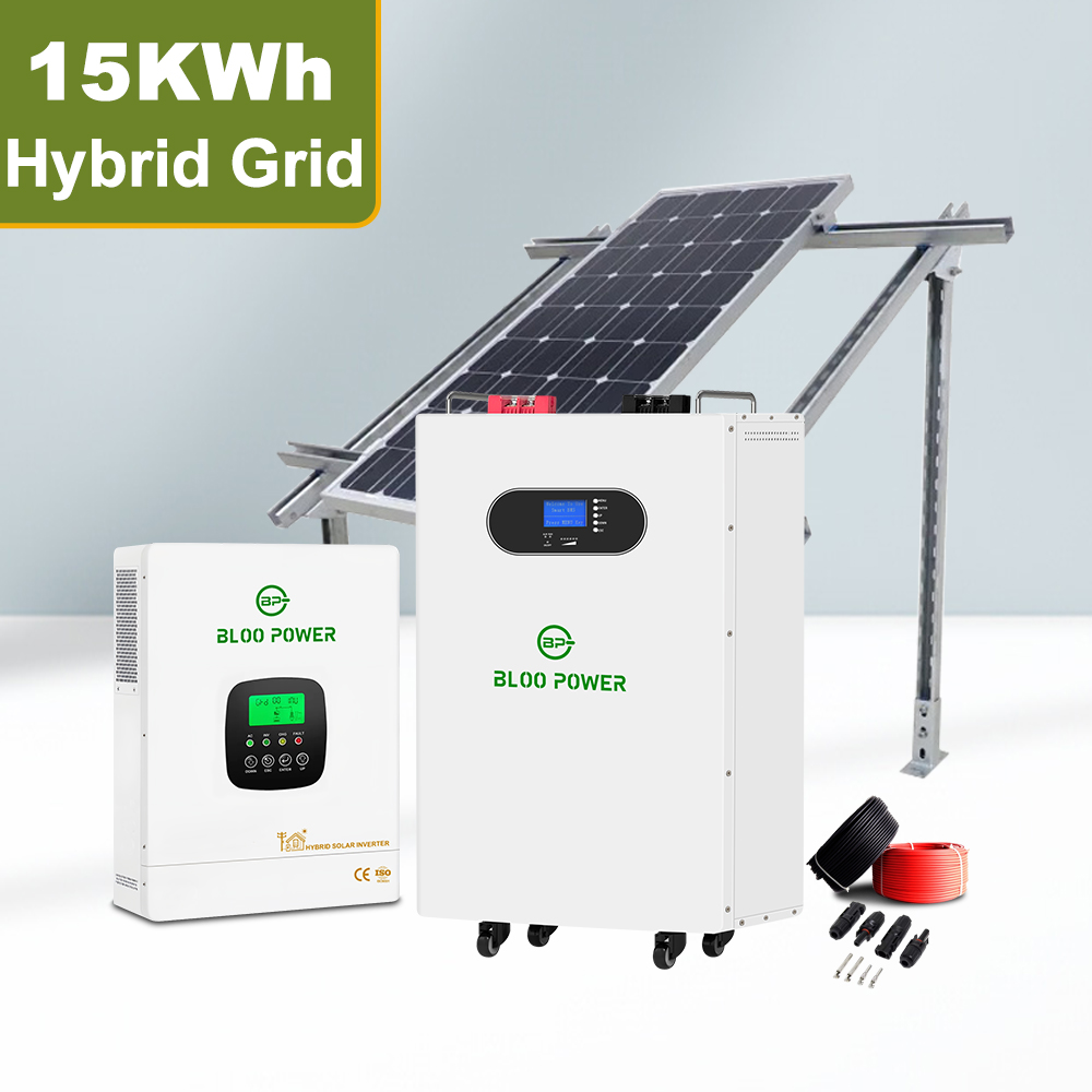 10KWh 15KWh 20KWh Lithium Lifepo4 Battery Solar Energy System Complete Kit Solar