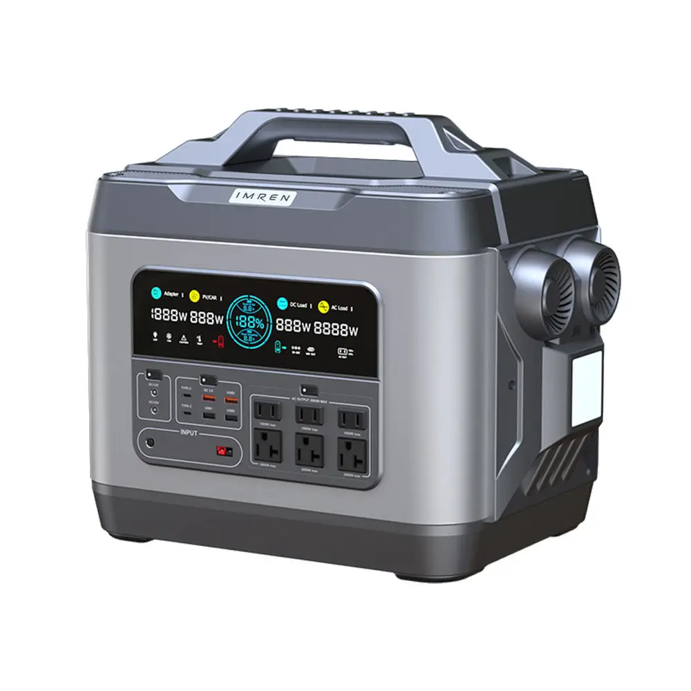 3000Wh Portable Power Station & Solar Generator - Home Backup Power Solution IMREN