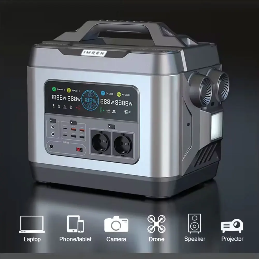 3000Wh Portable Power Station & Solar Generator - Home Backup Power Solution IMREN