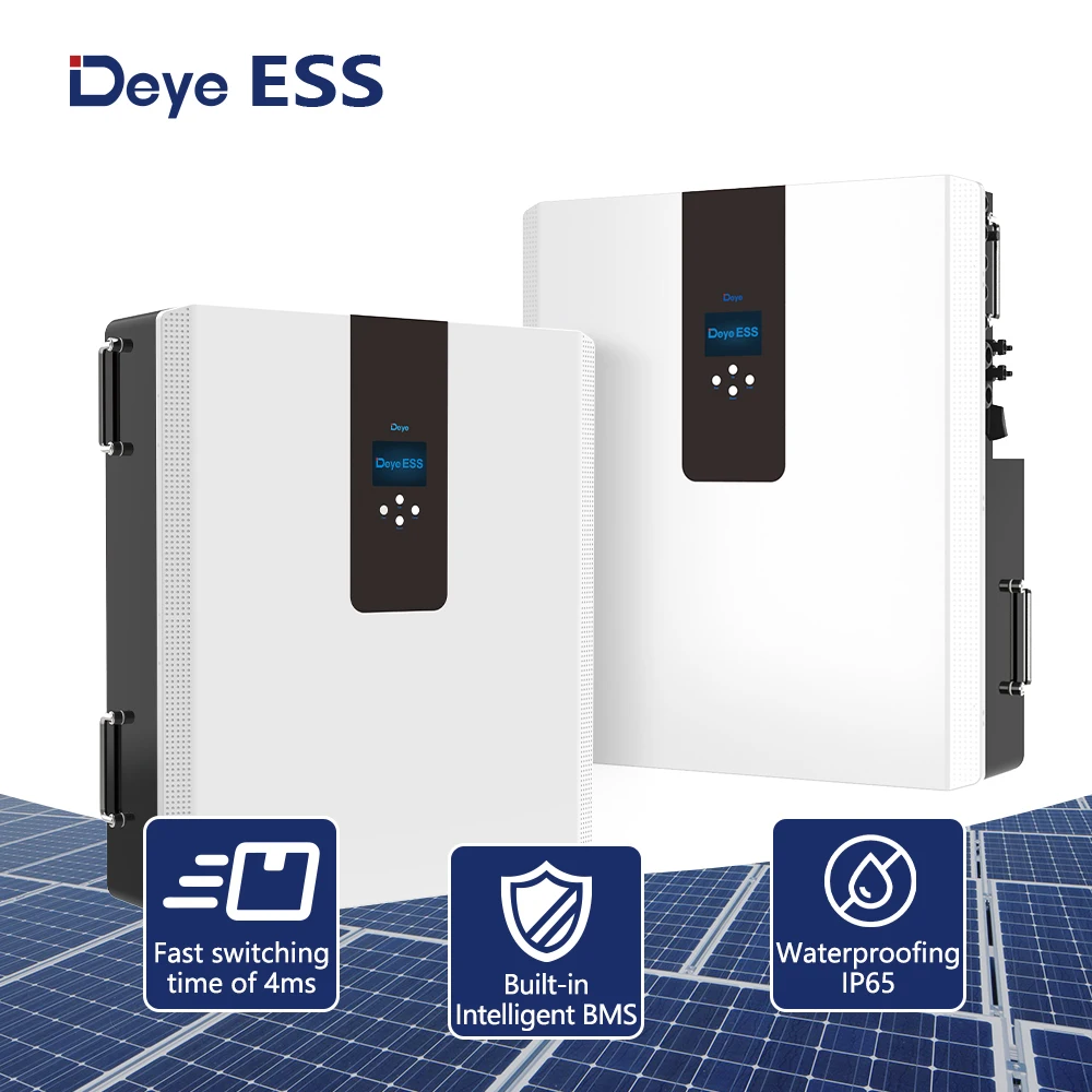 Deye ESS RW-F5.3-2H3: New Wall-Mounted Solar Battery Energy Storage System for Home