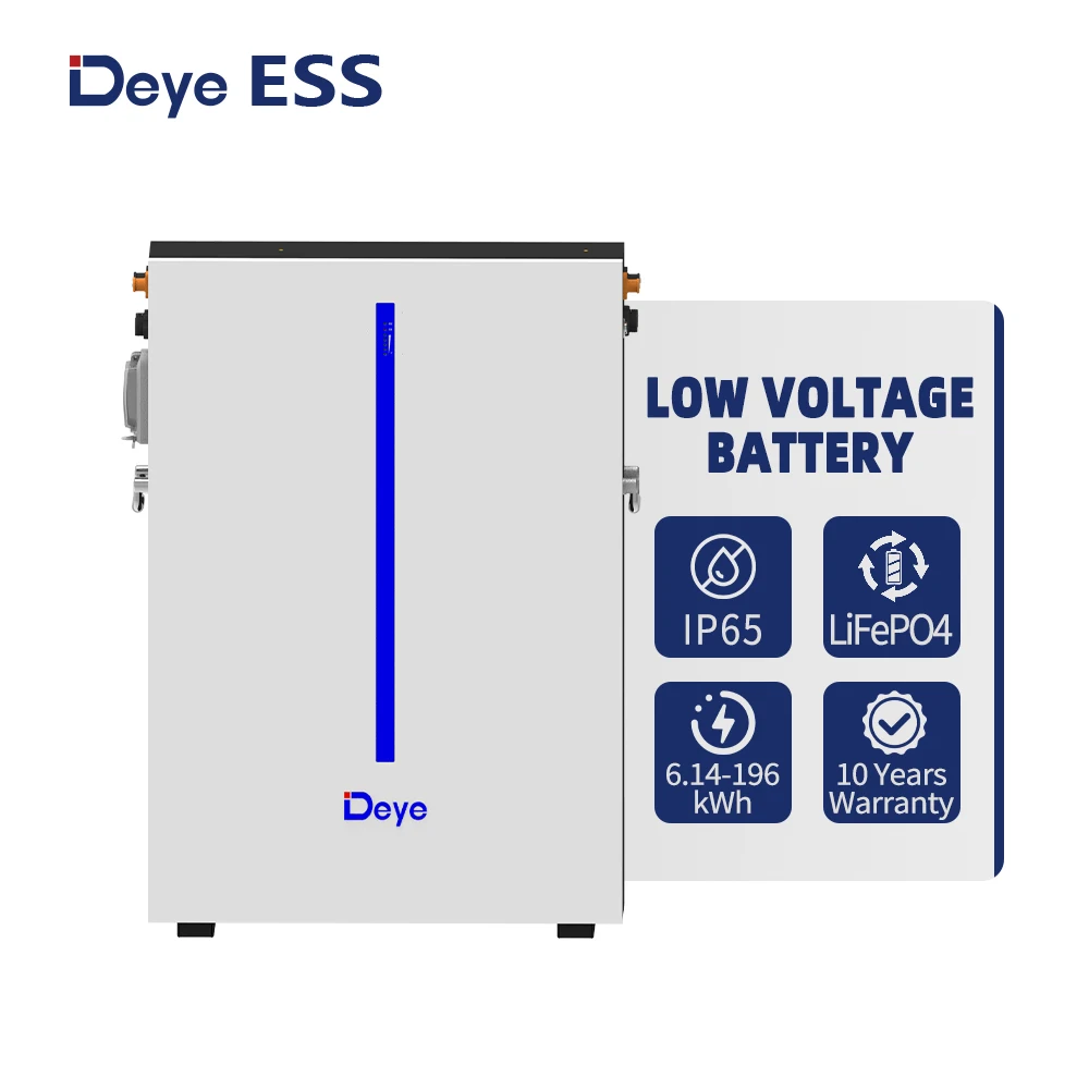 Deye ESS RW-M6.1-B: LiFePO4 Cell Wall-Mount Li-Ion Battery IP65 Suitable for Deye Inverters