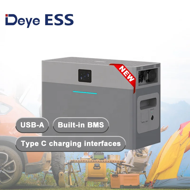 Deye ESS AE-FS2.0-2H2: LiFePO4 Lithium Battery for Outdoor Solar Energy Storage
