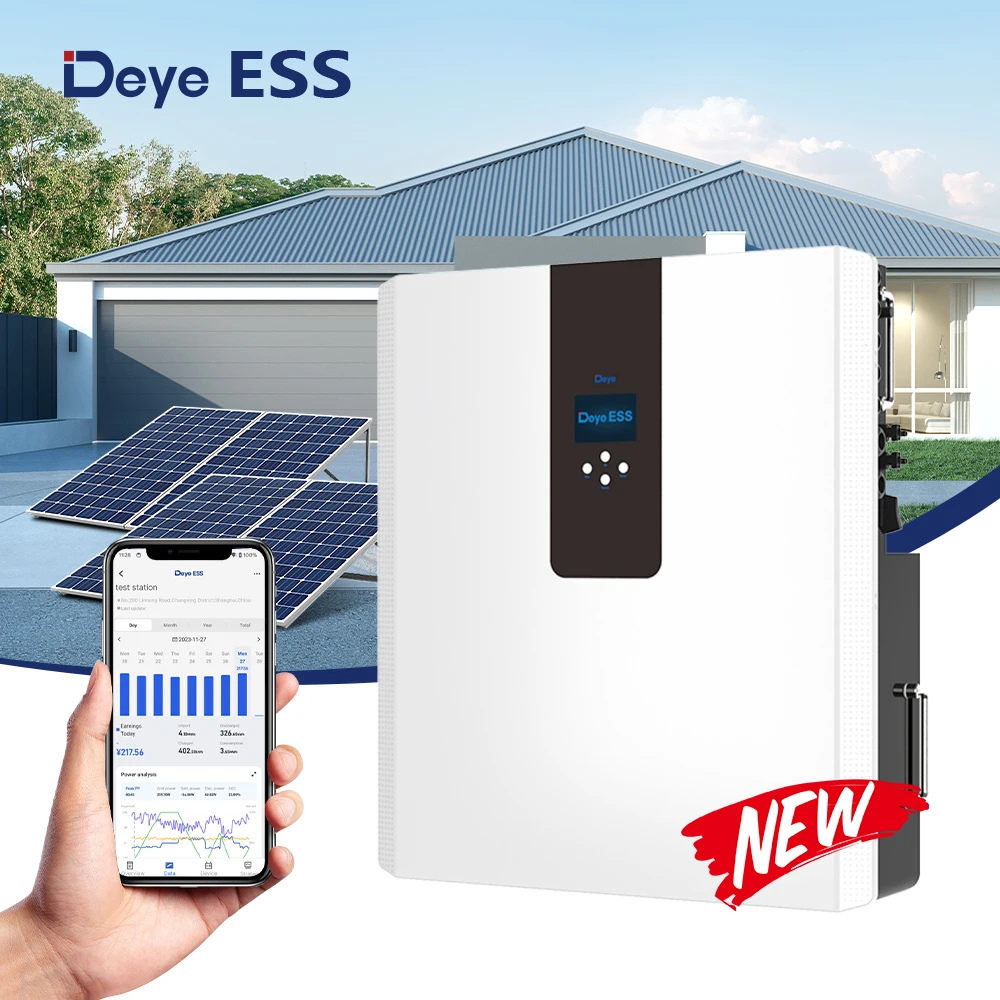 Deye ESS RW-F5.3-2H3: New Wall-Mounted Solar Battery Energy Storage System for Home
