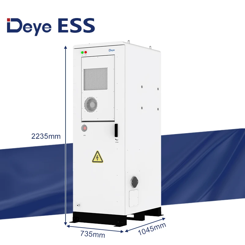 Deye ESS GE-F60: 60kWh All-in-One Hybrid Lithium IP65 Outdoor Cabinet Energy Storage System Battery Container