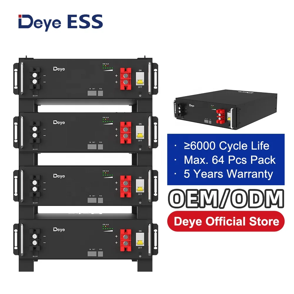 Deye ESS SE-G5.1: Flexible Lithium Battery with Intelligent BMS for Home Solar Power Storage