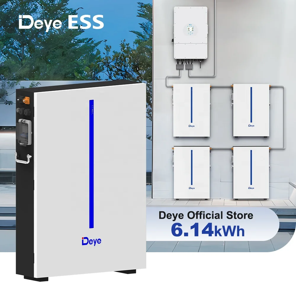 ESS RW-M6.1-B: Best Solar Storage LiFePO4 Lithium Battery IP65, 120Ah, Compatible with Deye Inverter Deye