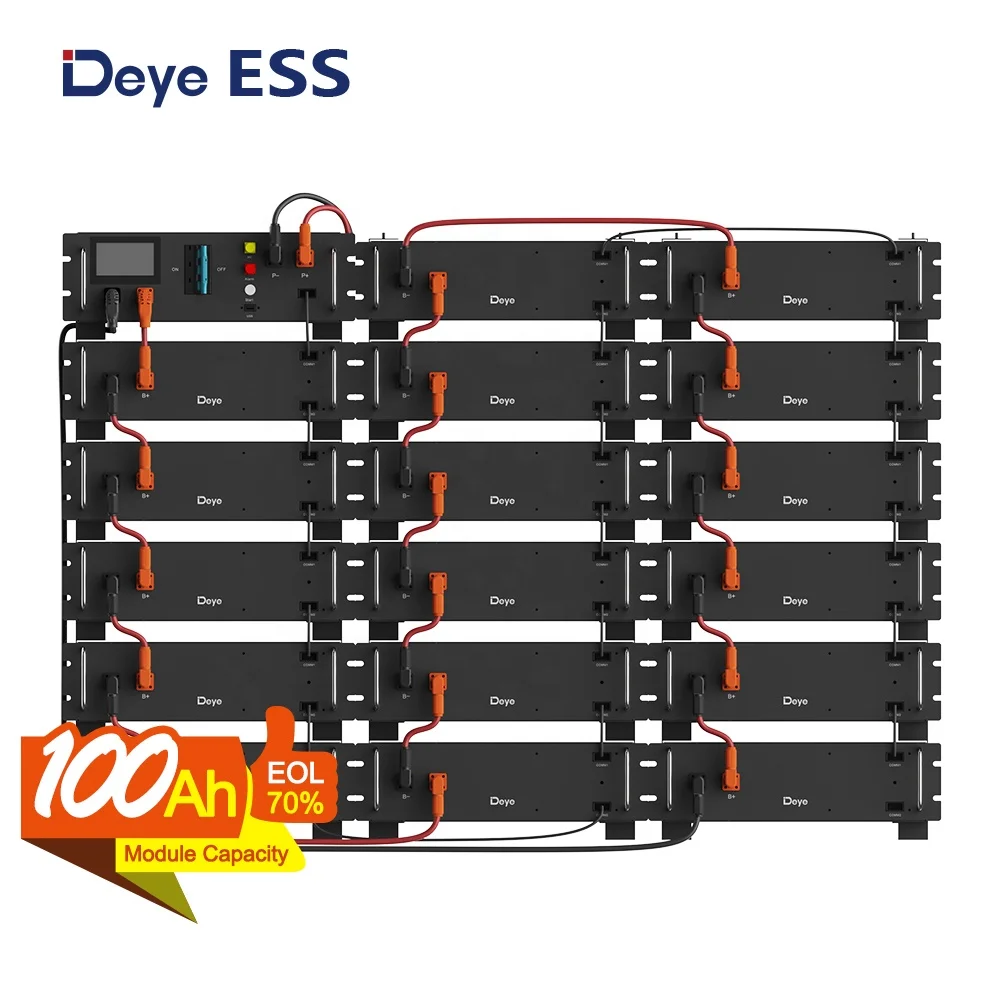 51.2V, 100Ah Lithium Phosphate Power Storage Battery Pack ESS BOS-W:Deye