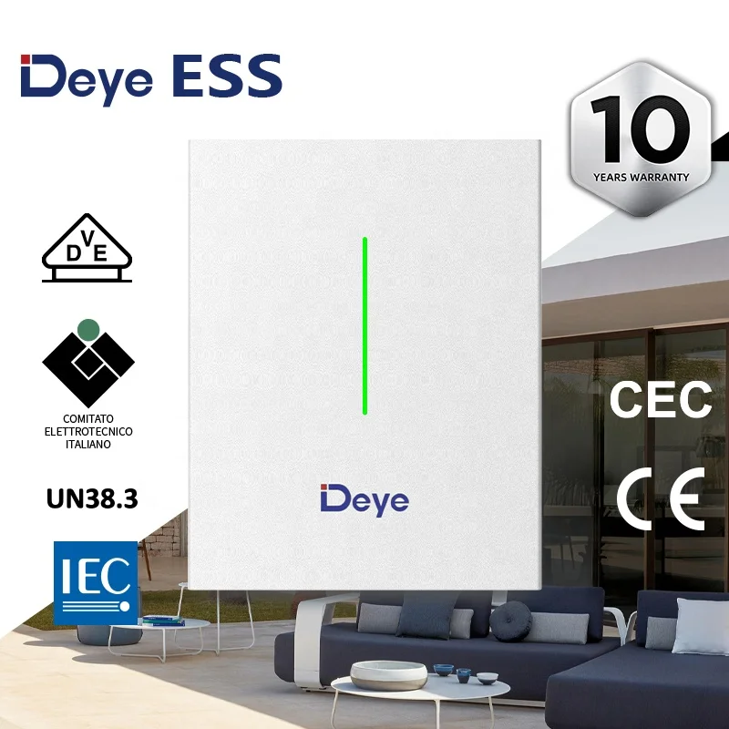 ESS RW-F10.2: IP65 LiFePO4 Home Battery Energy Storage for Solar Systems Deye