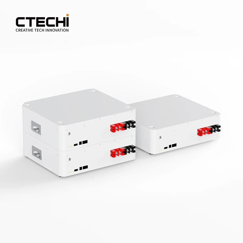 CTECHi LiFePO4 Stackable Lithium Batteries with BMS for 10-30kW Home Energy Storage in 48V/51.2V, 100-1000Ah
