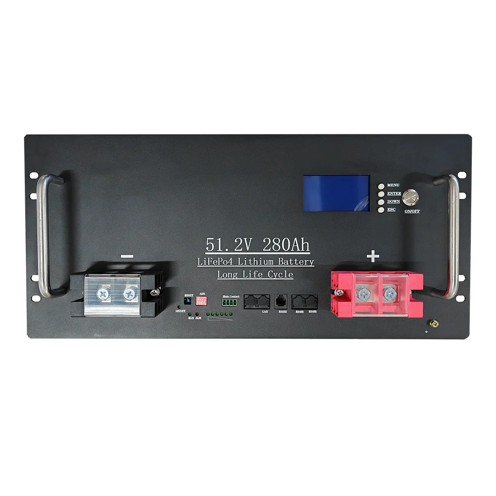 14KWh Home Energy Storage Solution with 51.2V 280Ah LiFePO4 Rack-Mounted Lithium Battery Avepower