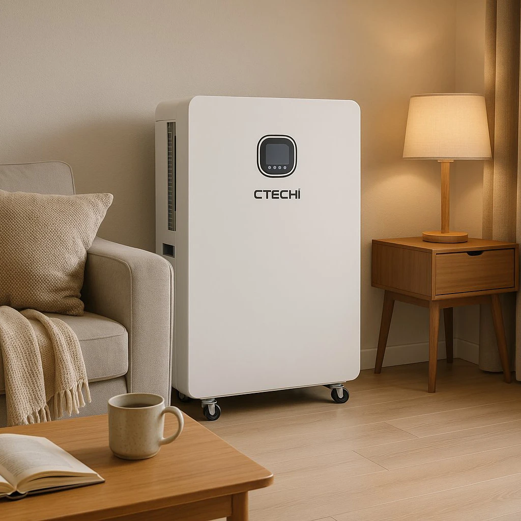 CTECHi Child-Safe 48v All-In-One  Energy Storage Battery IP54 with Edges Protective  for Home