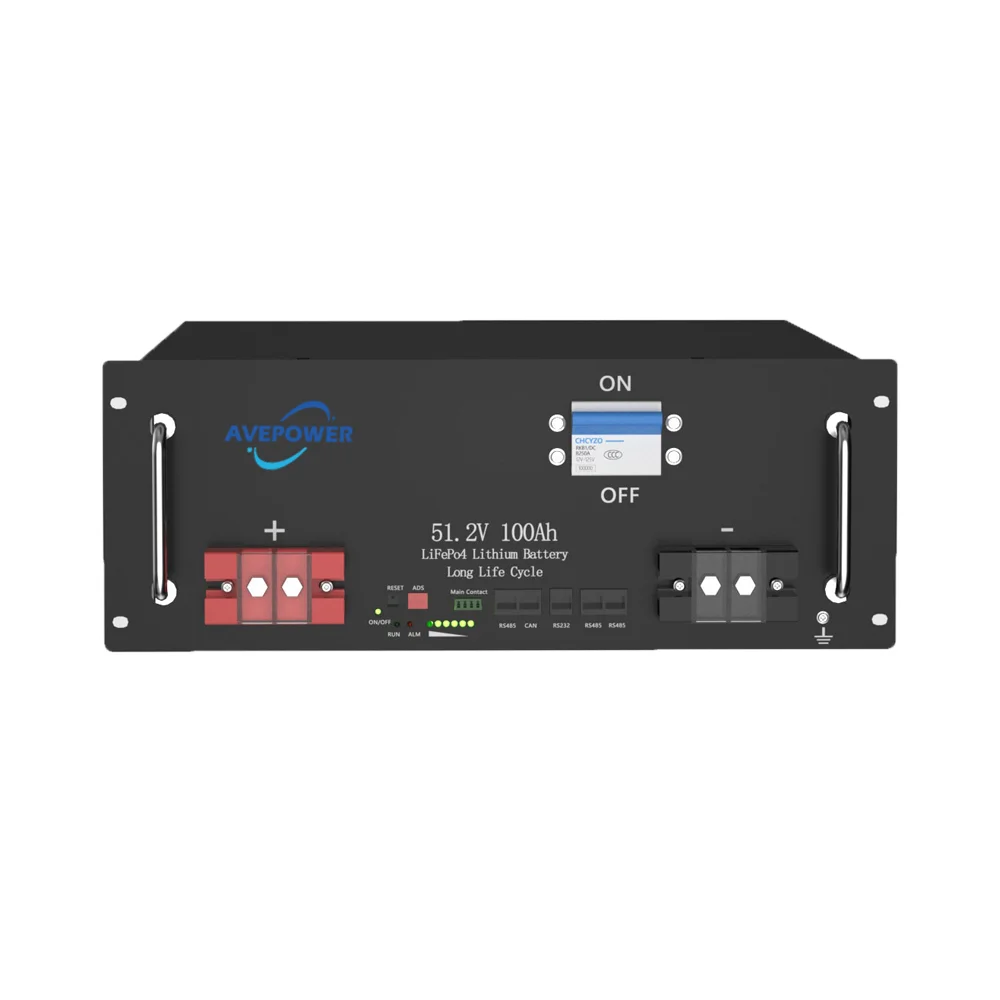 Rechargeable LiFePO4 Energy Storage Battery Pack for 48V Solar Systems Avepower