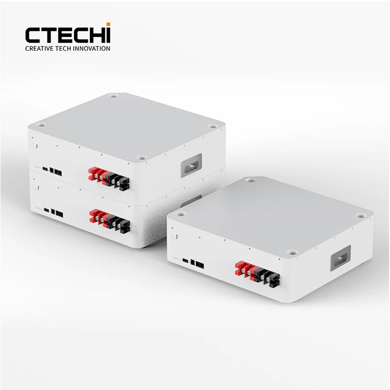 CTECHi LiFePO4 Stackable Lithium Batteries with BMS for 10-30kW Home Energy Storage in 48V/51.2V, 100-1000Ah