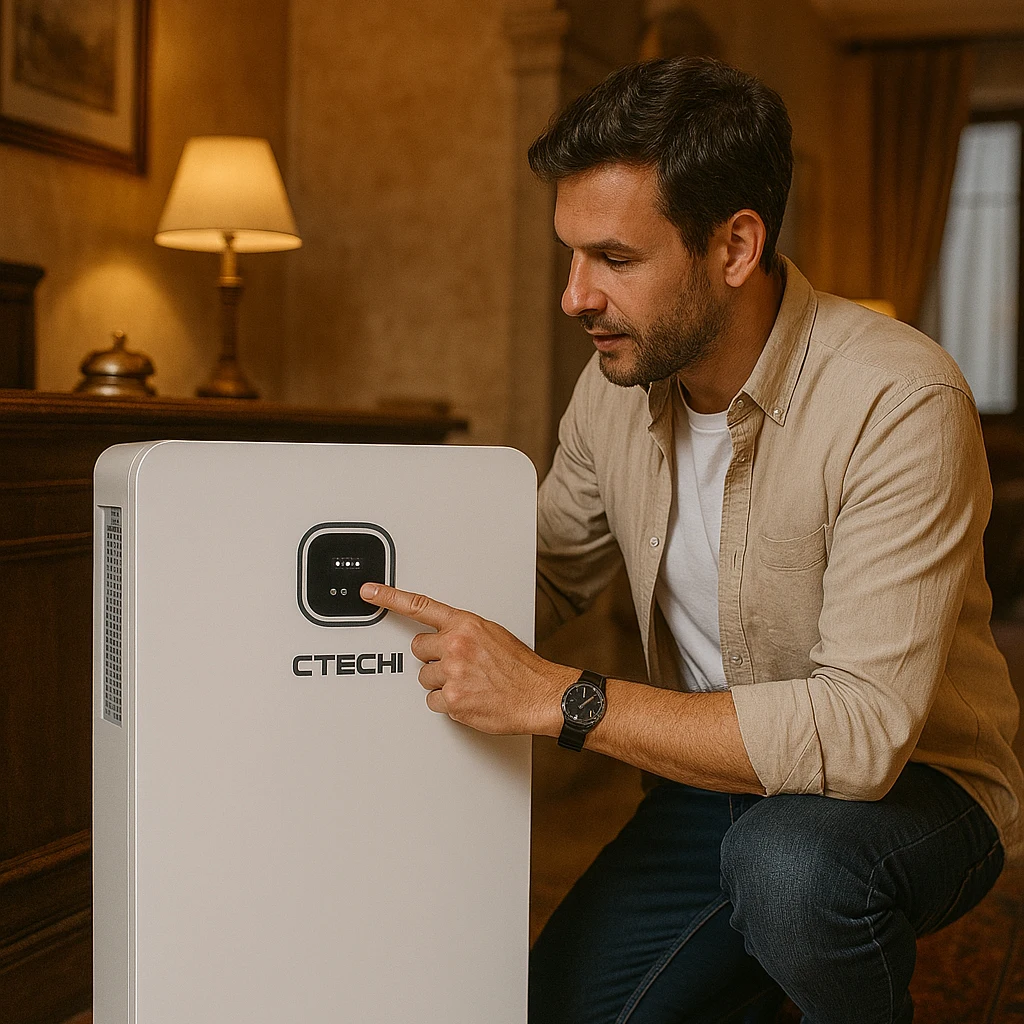 CTECHi 48V 16kWh All in One Home Energy Storage Battery with 314Ah Capacity and Childproof Design