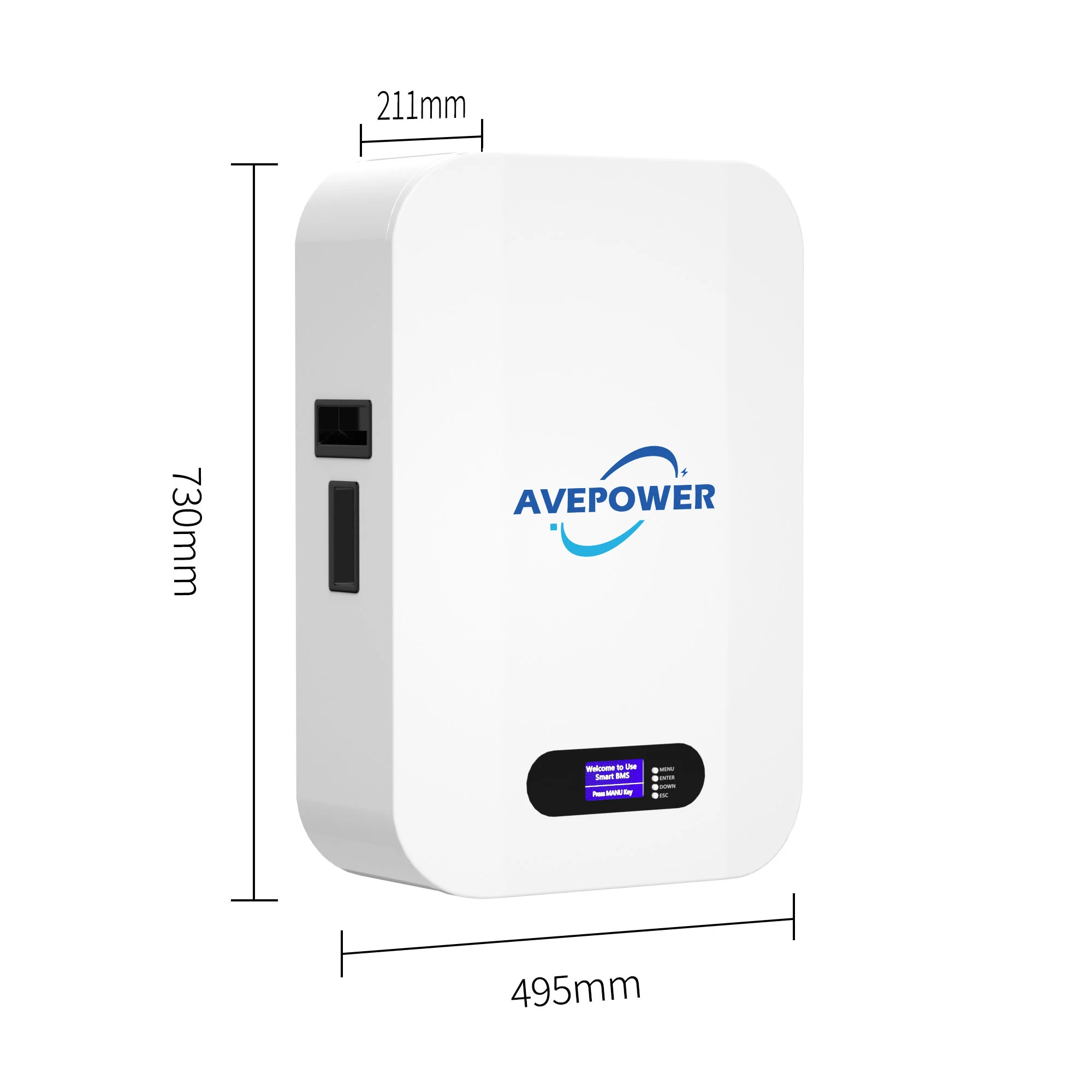 Avepower 100Ah-200Ah 48V LiFePO4 Lithium Battery for 5-10kWh Solar Home Energy Storage Wall