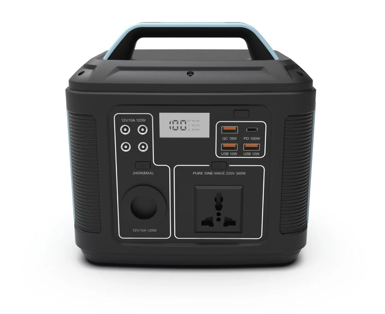 Elecnova Solar Generator – 2000W Power Station with 300Wh Energy Storage Power Supply
