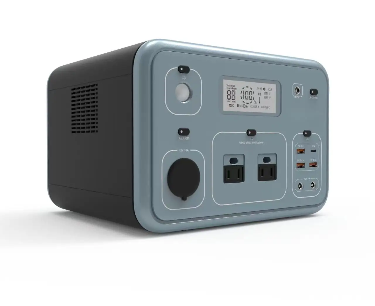 Elecnova 500W/600W Solar Power Station - Portable Generator for Outdoor Use