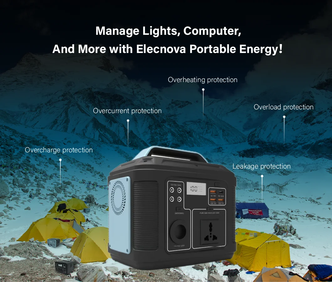 Elecnova 3KW Power Generator – Portable Energy Storage System for Home & Office