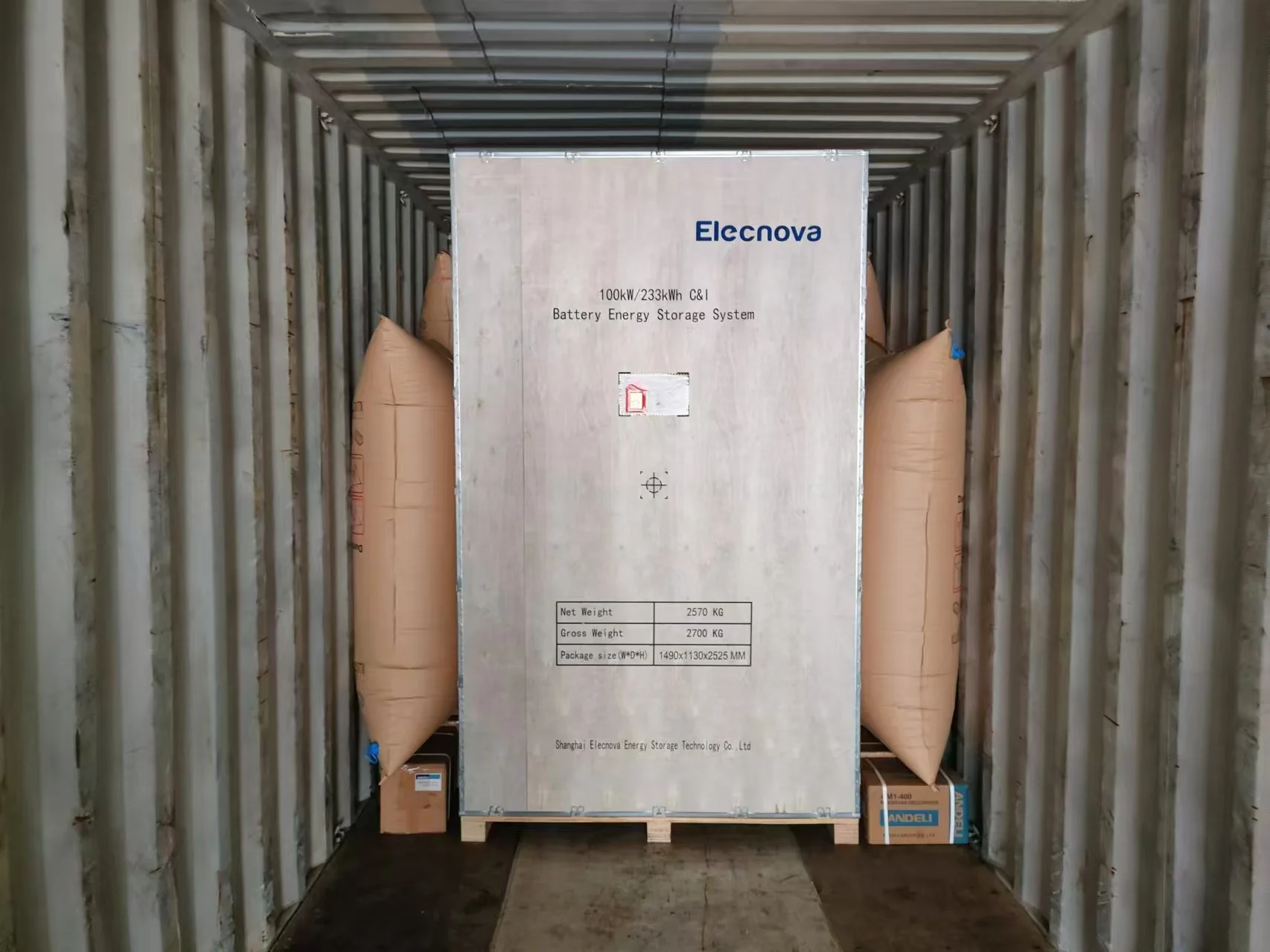 Elecnova 50-600kW Renewable Energy Storage System - LiFePO4 BESS for Commercial Industrial