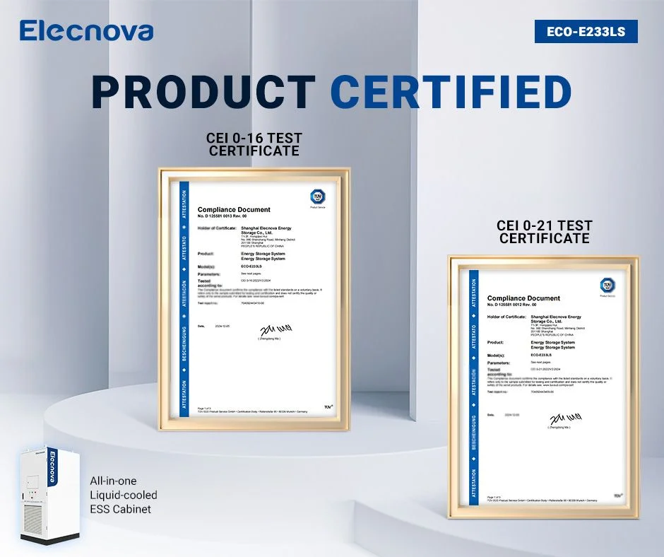 233kWh Commercial Energy Storage System -with Solar Hybrid MPPT Inverter PCS Elecnova