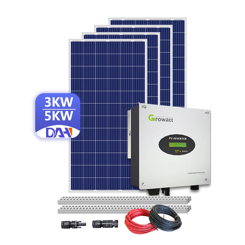 Home Solar Panel System IP68 - 3KW-30KW Solar Energy Solutions DAH