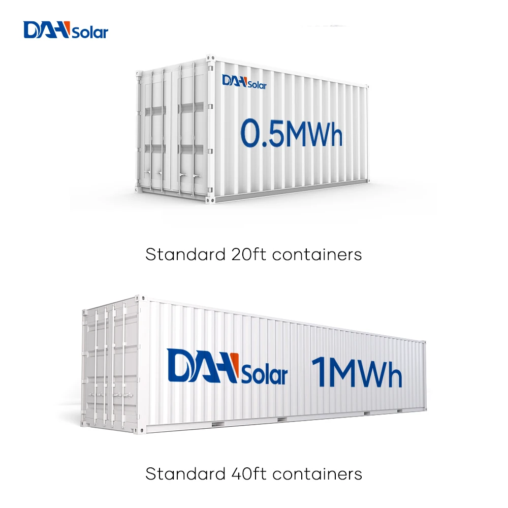 1MW Solar Battery System - Energy Storage Container for Mini Grid DAH