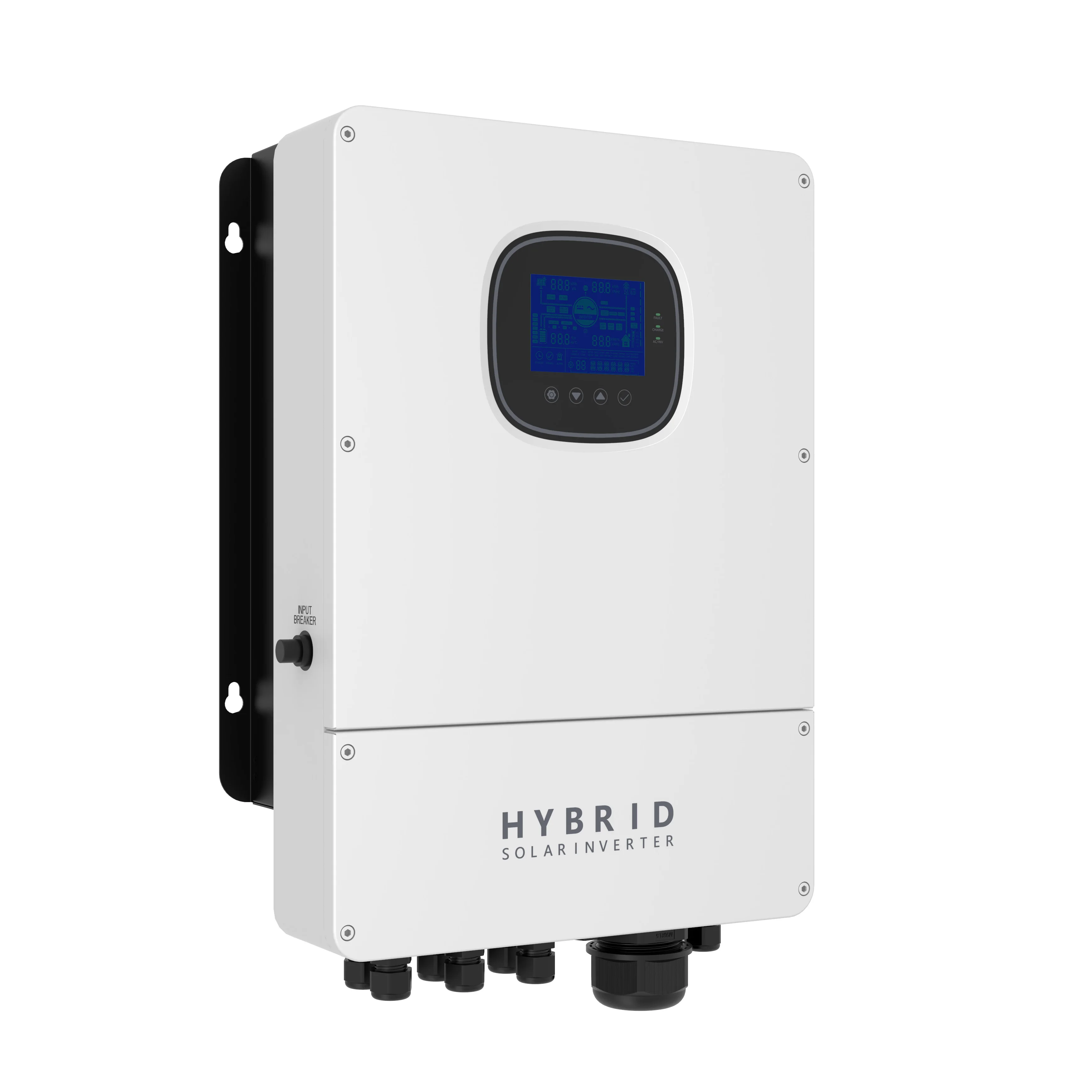 TTN 5.5KW Single Phase Hybrid Solar Inverter - 100A MPPT Off-Grid with WiFi