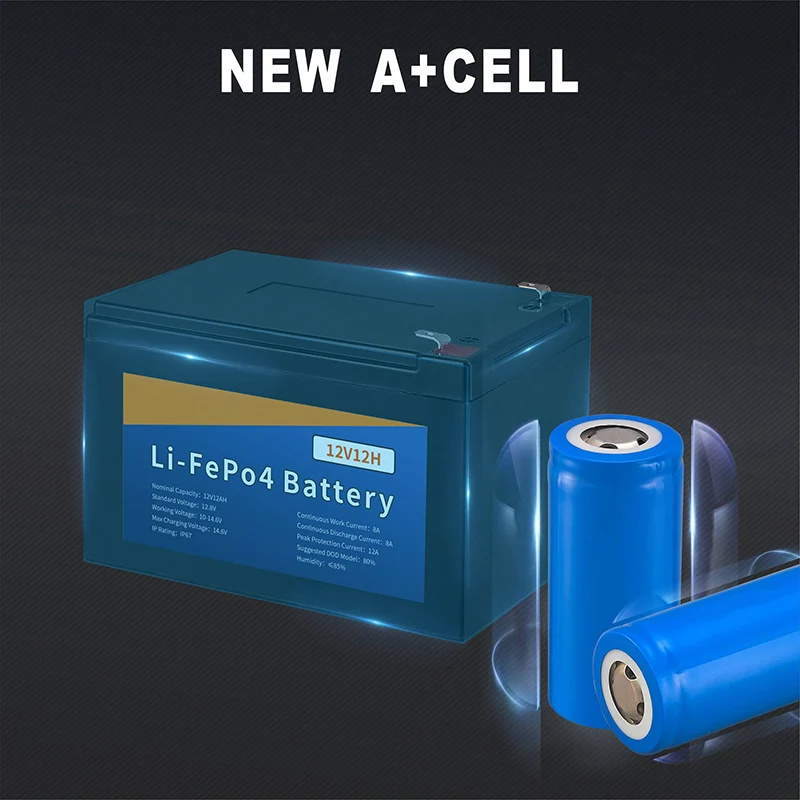 LiFePO4 Battery Packs 12V 7Ah-200Ah Lithium Ion for Solar Storage Golf Carts SUBMARINES