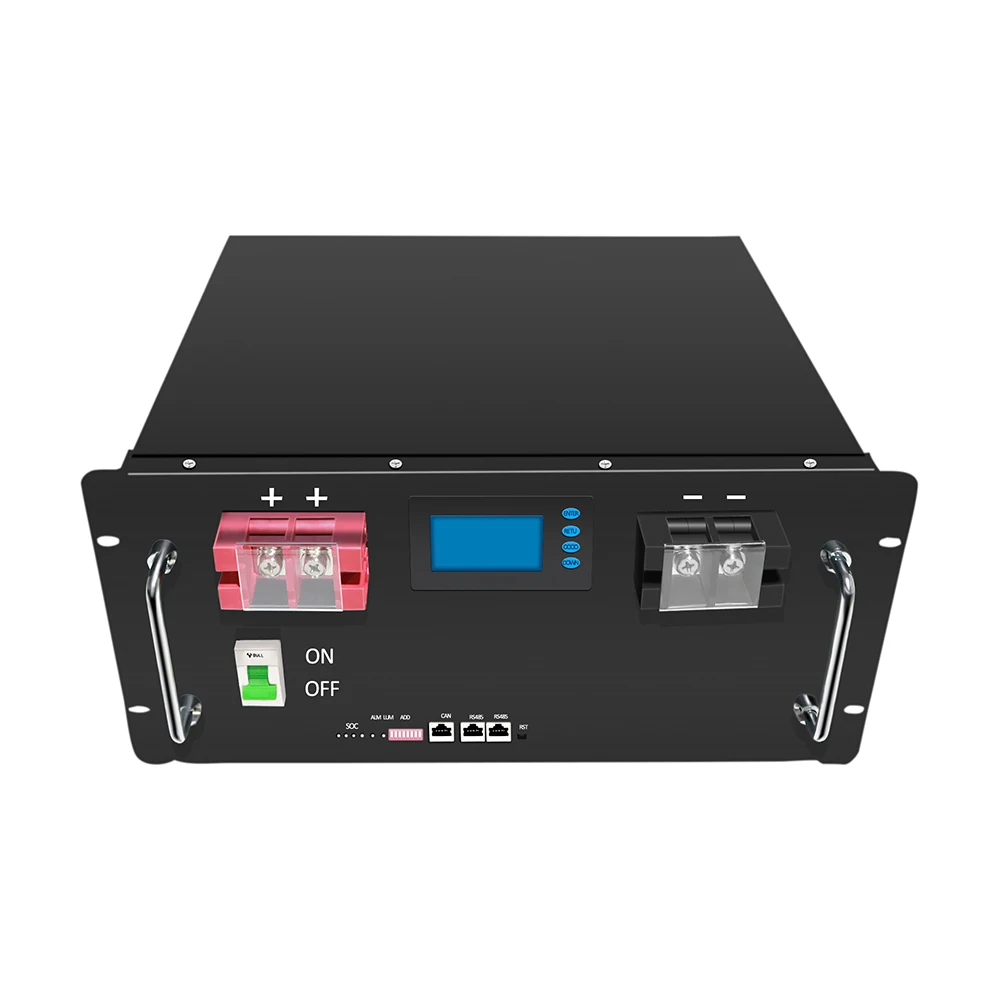 48V 100Ah Rack-Mount Lithium ion Battery Energy Storage - 5kWh LiFePO4 Solar Power UPS TTN