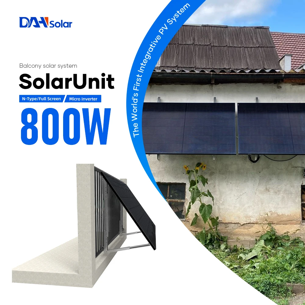 Balcony Solar Power System - DAH 600W/800W On-Grid Complete Kit