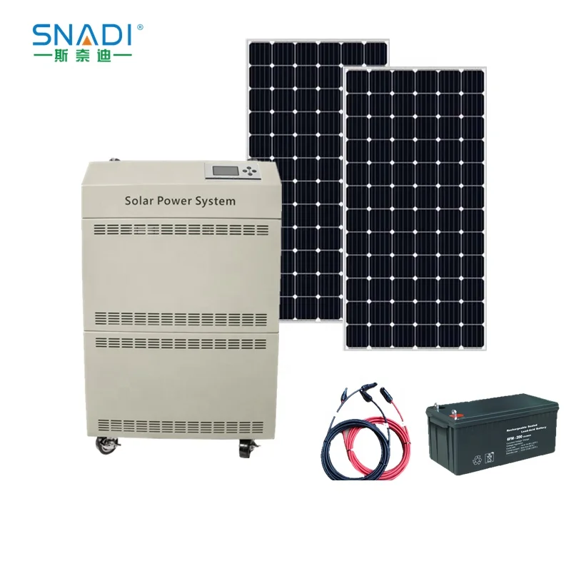 3kW 48V 60A Energy Storage Solar Power System with 800Ah Battery SNADI