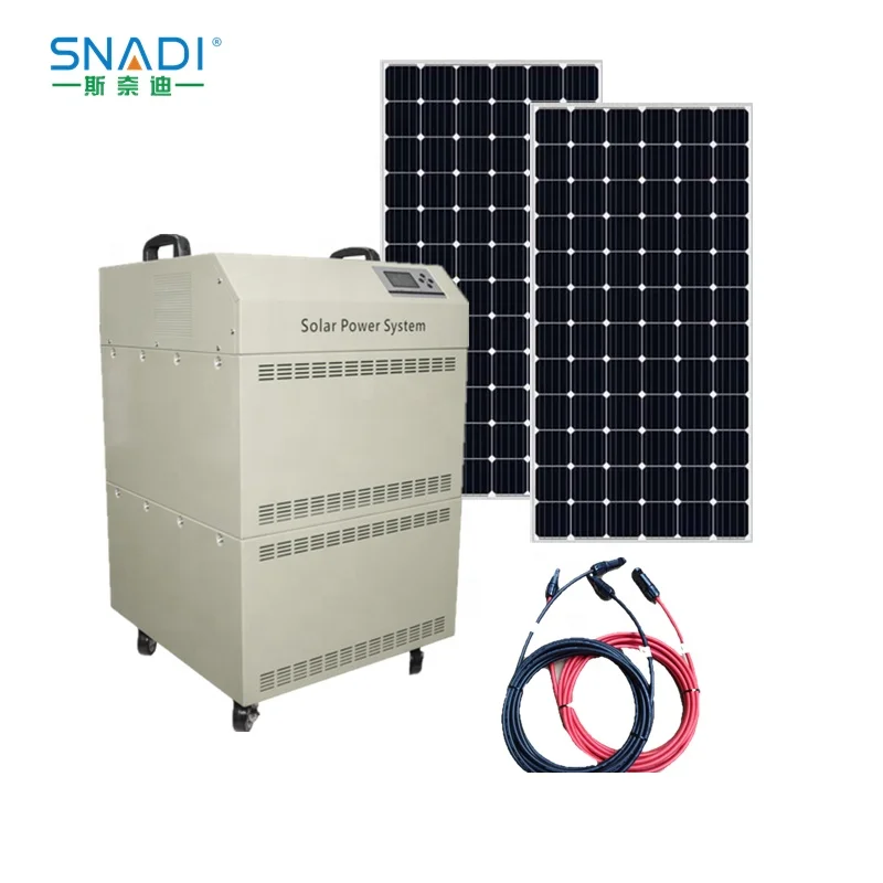 3kW 48V 60A Energy Storage Solar Power System with 800Ah Battery SNADI