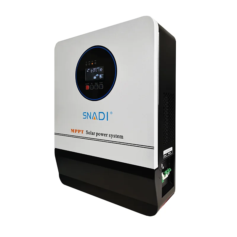 5500W 12V/24V Pure Sine Wave Inverter Hybrid Solar Home Power Converter - SNADI