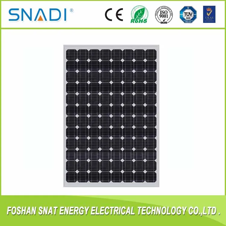 250W 300W Monocrystalline Solar Panels for Home Use - Best Price from Manufacturer SNADI