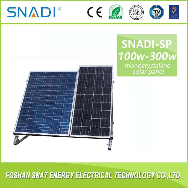 250W 300W Monocrystalline Solar Panels for Home Use - Best Price from Manufacturer SNADI