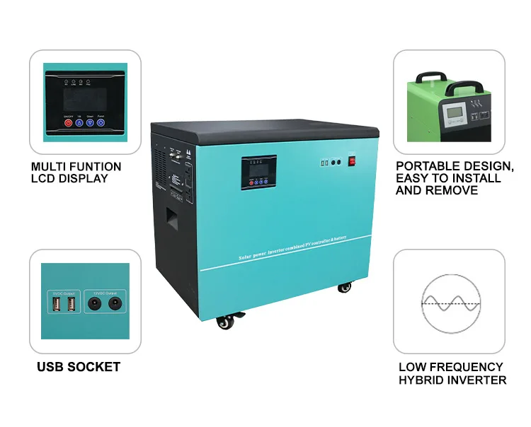 Portable Lithium Power Station 6000W Emergency Home Backup Solar Generator SNADI