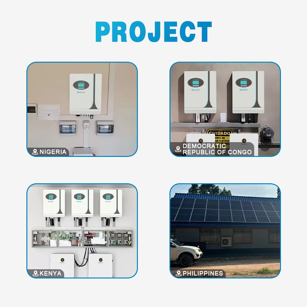 5kW High Frequency Off-Grid Solar Inverter with MPPT Charge Controller for Home and Business Use - SNADI